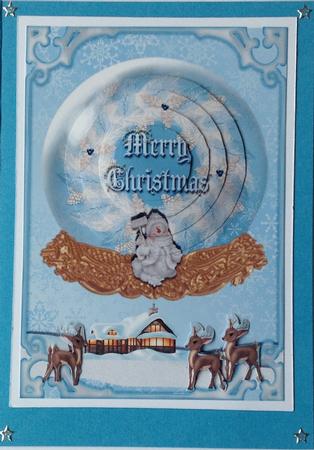 Christmas - Snow Globe by Gill Middleton