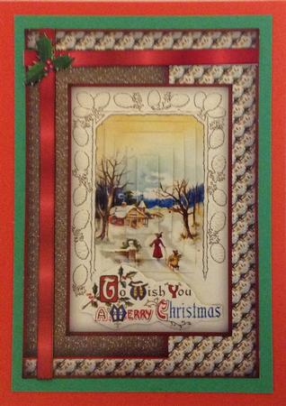 Going Home for Christmas Pyramid by Gill Middleton