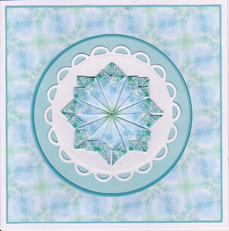 Aqua Fresh 3 - Card Front & Teabags by Gill Middleton