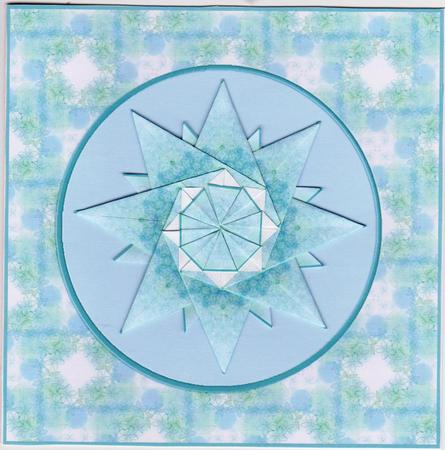 Aqua Fresh 2 - Card Front & Teabags by Gill Middleton