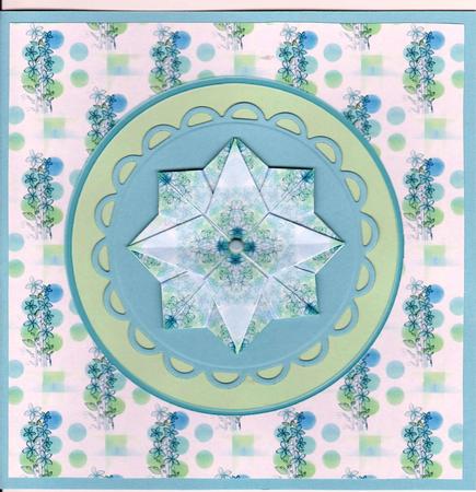 Aqua Fresh 1 - Card Front & Teabags by Gill Middleton