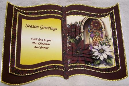 Christmas Poinsettia Book by Gillian Jenner