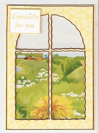 Sunny Meadow Window Card Kit by Gillian Jenner