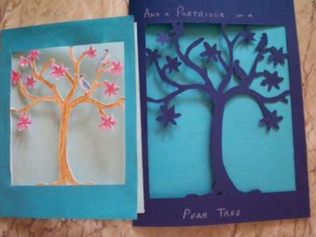 Framed Tree with Birds by Gillian Mahoney