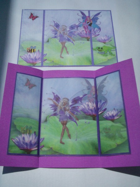 Fairy Dancing in the Lily Pads Large Gatefold by Gillian Mahoney