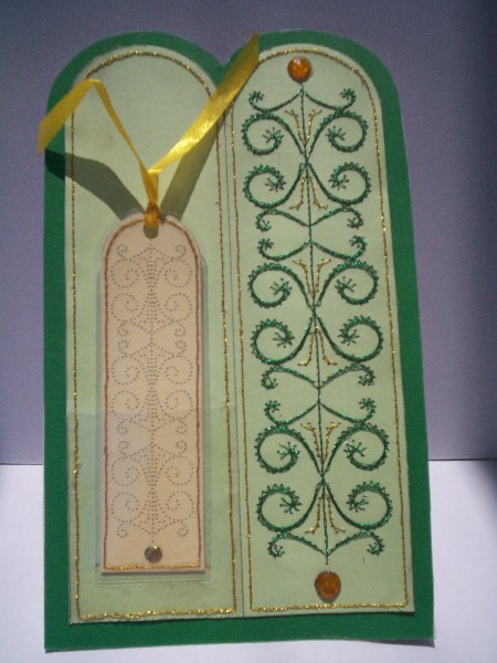 Scrolls Bookmark by Gillian Mahoney