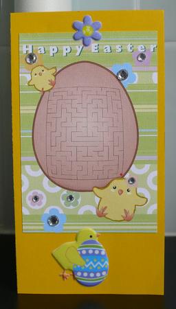 Happy Easter Maze by Gillian Mahoney