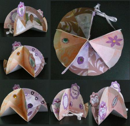 Flower Pots Circle Book Card Kit by Gillian Mahoney