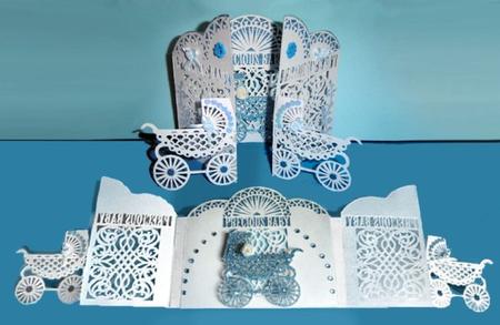 Precious Baby Door Card by Gillian Mahoney