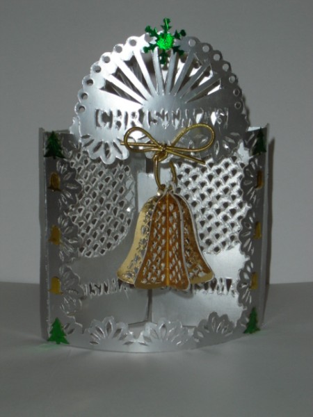 Swinging Bell Card by Gillian Mahoney