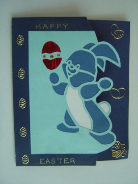 Over the Edge Easter Bunny by Gillian Mahoney