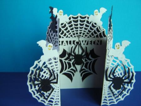 Halloween Spider Door Card by Gillian Mahoney