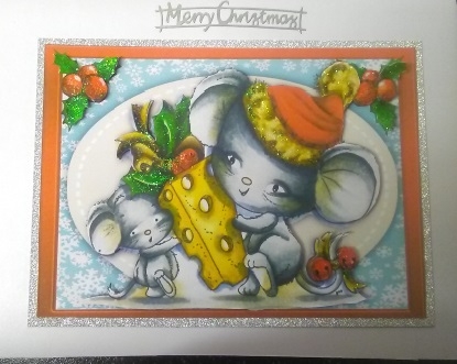 Christmas Cheesy Mice  by Gillian Wolstenholme