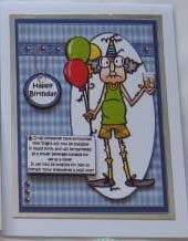 Bumper kit containing 12 humourous sheets for the men + inserts by Gillian Wolstenholme
