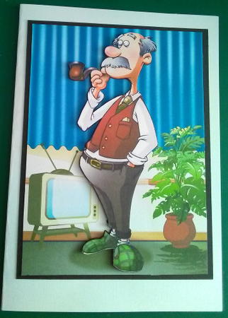 Grandad Dude A4 by Gillian Wolstenholme