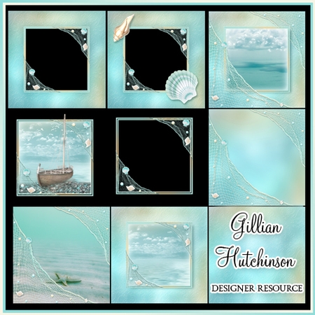 DESIGNER RESOURCE OCEAN KIT by Pixel Lane