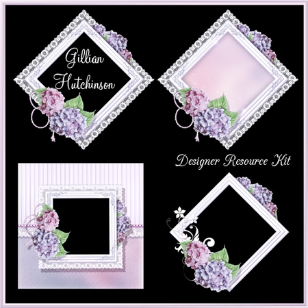 DESIGNER RESOURCE HYDRANGEA RESOURCE KIT by Pixel Lane