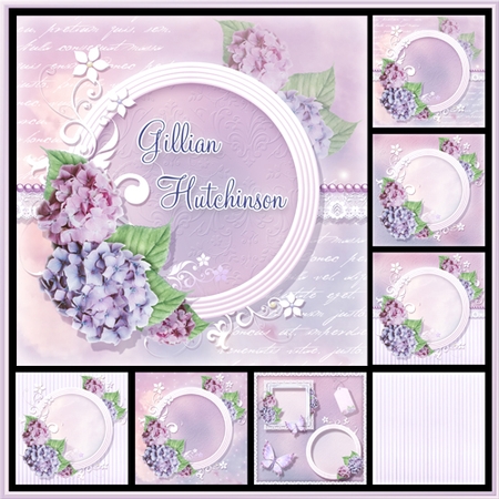 DESIGNER RESOURCE HYDRANGEA RESOURCE KIT by Pixel Lane