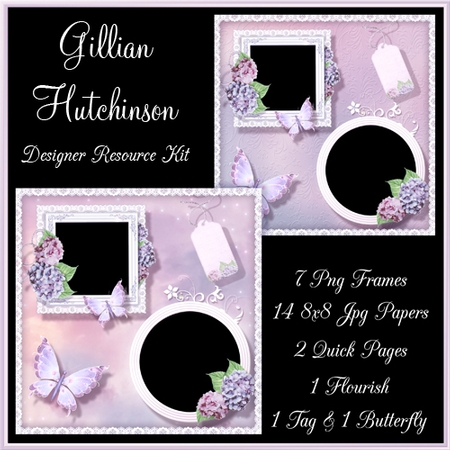 DESIGNER RESOURCE HYDRANGEA RESOURCE KIT by Pixel Lane