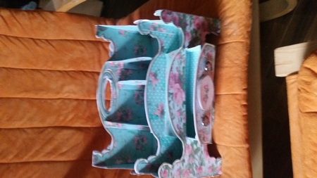 Shabby Chic French Multi-way Vanity Caddy by Gisela Heinen