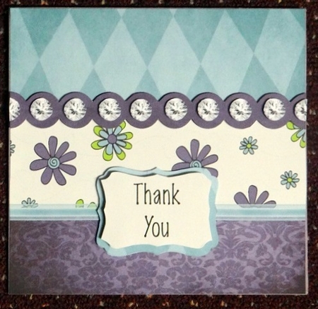 Whimsey - Happy Birthday - Thank You - Quick Card Front by Giselle Topper