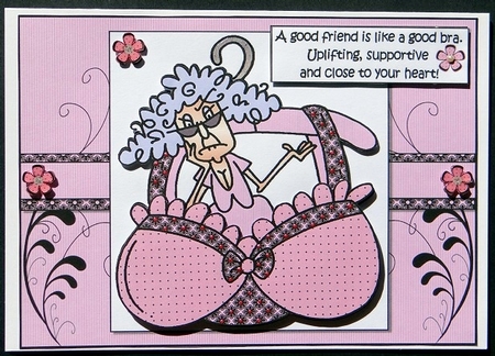 Stella and Her Very Good Friend Decoupage by Giselle Topper