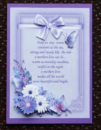 A Verse Mothers Love Insert by Giselle Topper
