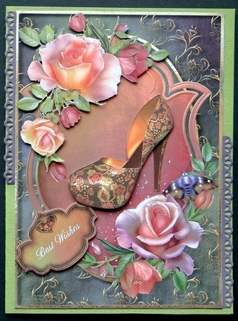 Roses Romantica & Boho Diva Shoe by Giselle Topper