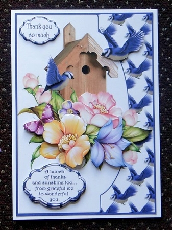 A Bird Paradise Thank You/get Well by Giselle Topper