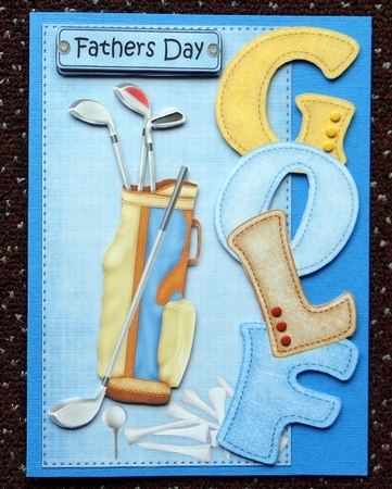 Over the Edge Golf by Giselle Topper