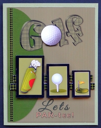 Golf Lets Par-tee by Giselle Topper
