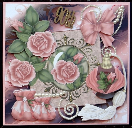 Vintage Roses & Perfume Mini Kit by Giselle Topper