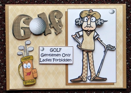 Gus Thinks Golf is Just for Men by Giselle Topper