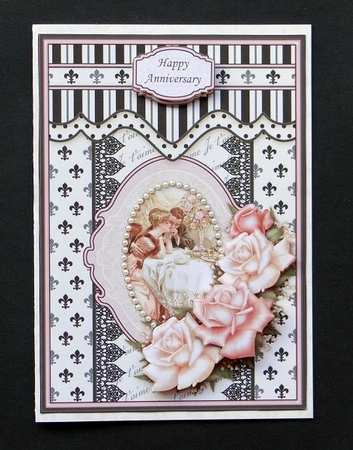 A Romantic Evening Card Topper & Decoupage by Giselle Topper