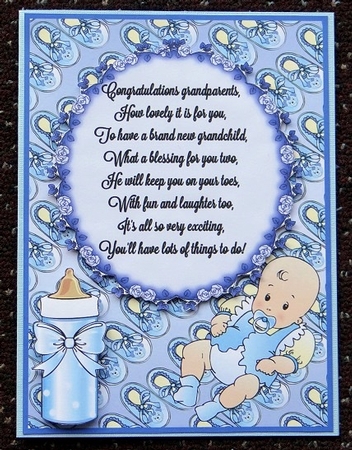 Grandparents Boy Card by Giselle Topper