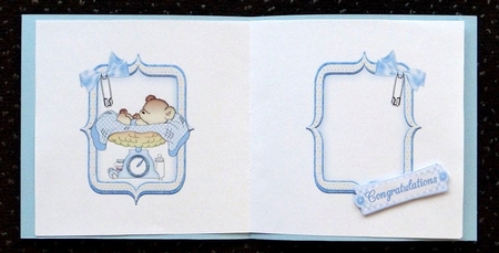 Cute Baby Boy Weighs in Insert by Giselle Topper