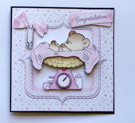 The Cute Baby Girl Weighs In by Giselle Topper