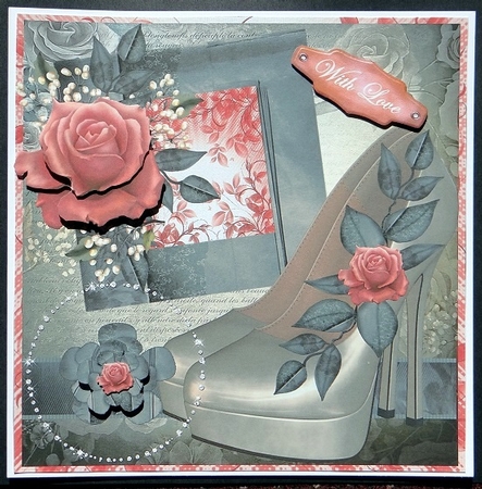 Fabulous Shoes in Vintage Frame by Giselle Topper