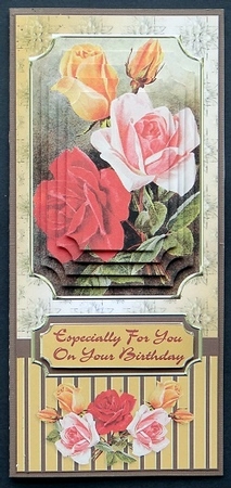 Vintage Roses Dl by Giselle Topper