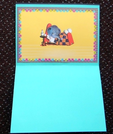 Poorly Elephant Insert by Giselle Topper