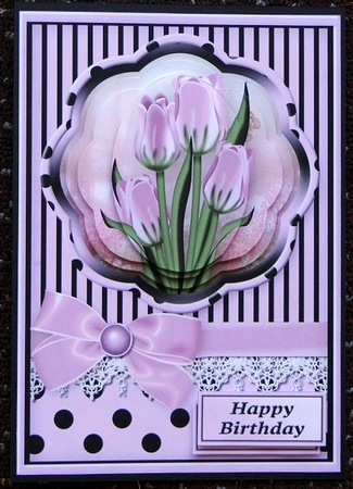Spring is in the Air Petal Pyramid Card by Giselle Topper