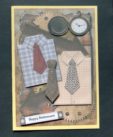 Male Card Shirt & Tie by Giselle Topper