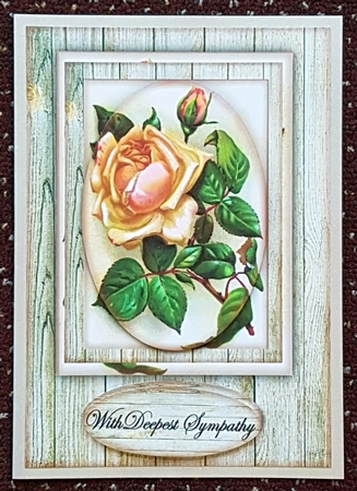 Vintage Sympathy Rose -  by Giselle Topper