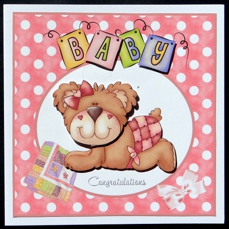 Polka Baby Girl by Giselle Topper