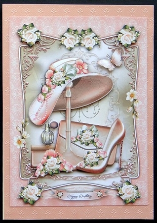 Silk Hat with Shoes and Purse Card Mini Kit by Giselle Topper