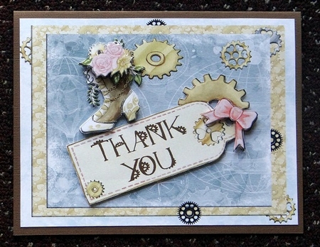 Thank You - Steampunk - 5  by Giselle Topper
