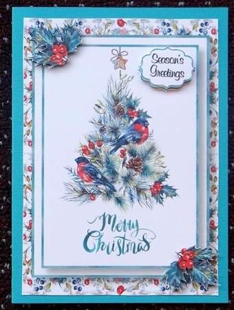 The Merry Christmas Tree A5 by Giselle Topper