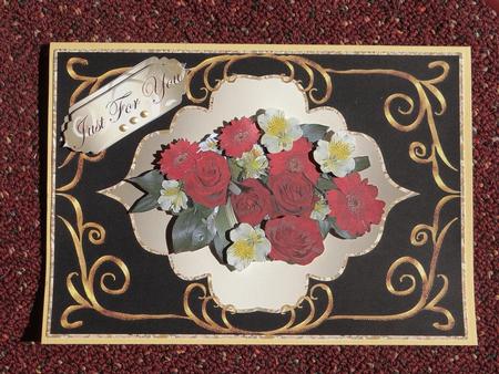 Beautiful Bouquet Various Occasions Card Front/ Topper 4 by Giselle Topper
