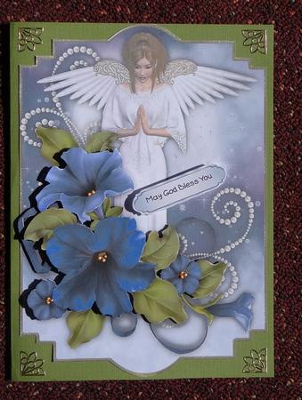 Heart Wings Card Topper 2 by Giselle Topper