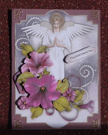 Heart Wings Card Topper 3 by Giselle Topper